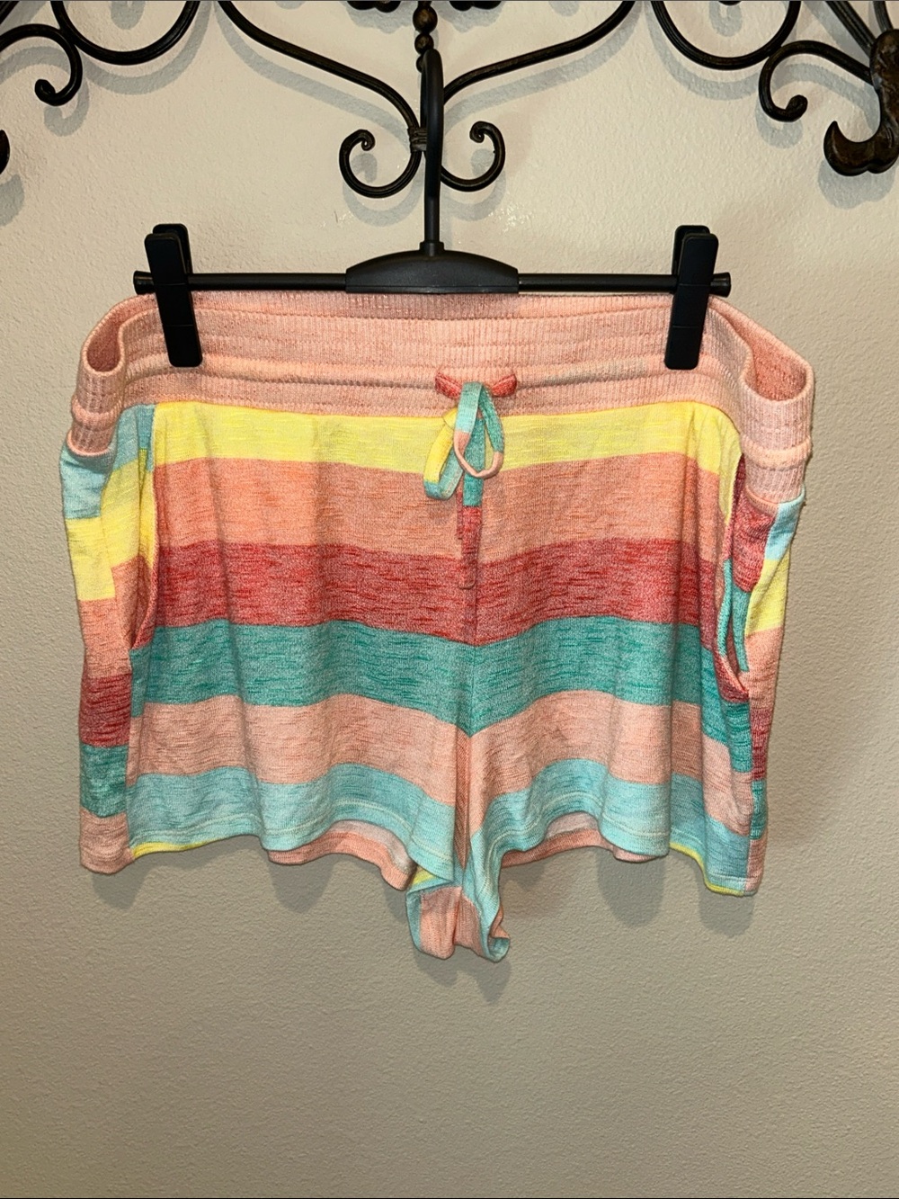 TORRID SLEEP STRIPED SHORTS WITH POCKETS SIZE 2X